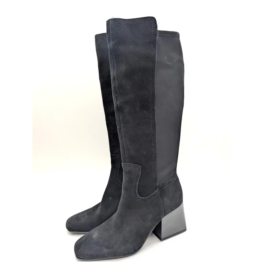 Blondo Tenor Waterproof Tall Boots Side Zip Women’s Black Size US7M EU37.5
